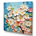 thumbnail image 2 of Designart "White Apple Blossom composition" Floral Wall Art Print, 2 of 5