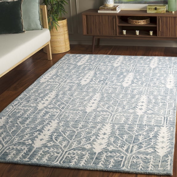 Safavieh Jardin Jillian Floral Area Rug, Blue/Ivory, 5' x 8'