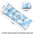 thumbnail image 4 of Retro Tie Dye Post Surgery Pillow - 2-Inch Thick Seatbelt Protector for Heart/Breast Surgery Recovery - Machine Washable & Travel-Friendly (Psychedelic Swirl), 4 of 7