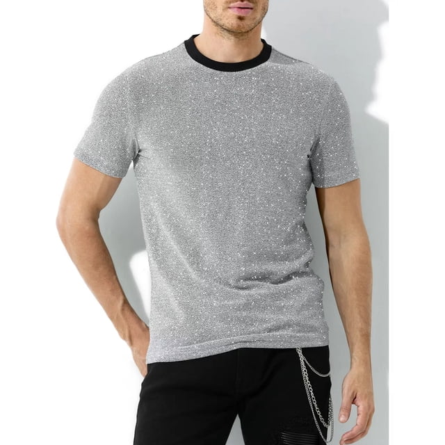 Playera De Lentejuelas Fashion Discoteca Hombre Arjen Kroos