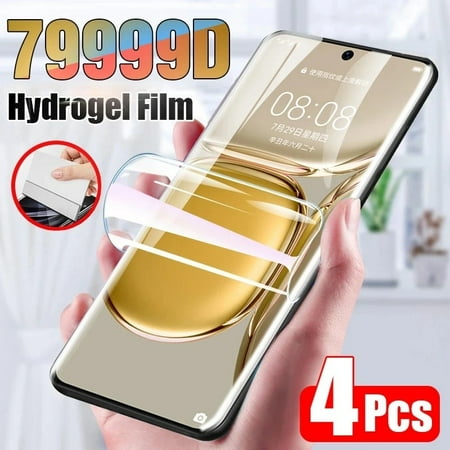 4 PCS Full Cover Hydrogel Film For Honor 70 50 20 20i 10 10i 9 9X 8X 90 X8A X9A X7A Pro Lite Phone Screen protection Soft Film For Honor90 4 PCS