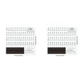 thumbnail image 1 of Advancent Piano Key Sticker Keyboard Transparent Decal Stickers Beginner Accessory Note Training Removable Instrument Learner 2Conjunto, 1 of 6