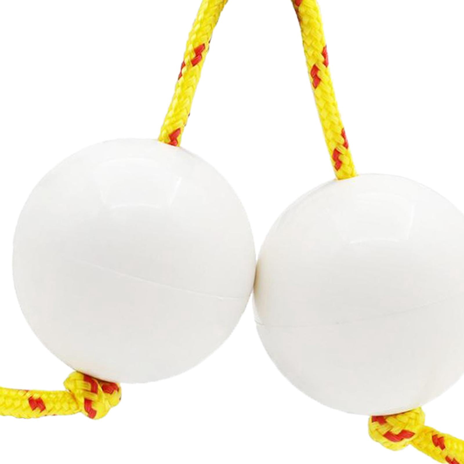 LeeQinersw 3 Pair African Shaker Rattle Hand Shaker Sand Balls Kashaka Instrument Red White Yellow