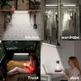 thumbnail image 2 of Lepotec 15.8Inch Under Cabinet Light - Wireless Rechargeable Motion Sensor LED Light with Built-in Magnet for Kitchen, Wardrobe, Closet, 2 of 7