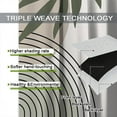 thumbnail image 4 of Boho Leaf Curtains, Bohemian Mid Century Palm Tropical Leaf Abstract Modern Minimalism Window Treatments for Living Room Bedroom Kitchen 2 Panel Fabric, 42x63 Inch, 4 of 6
