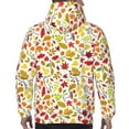 thumbnail image 7 of Salouo Colorful Leaves Pattern Men's Fall Hoodie Sweatshirt,Sport Hoodie with Pockets for Men Pullover Casual Hooded Sweatshirt-Medium, 7 of 7