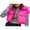 Rose Red, variant on LMLYSoH Women Winter Warm Crop Waistcoat, Sleeveless Stand Collar Double Sided Lightweight Puffer Vest