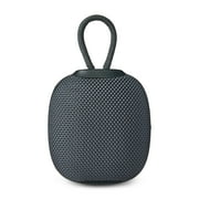 onn Mini Rugged Speaker with Bluetooth Wireless Technology, Gray