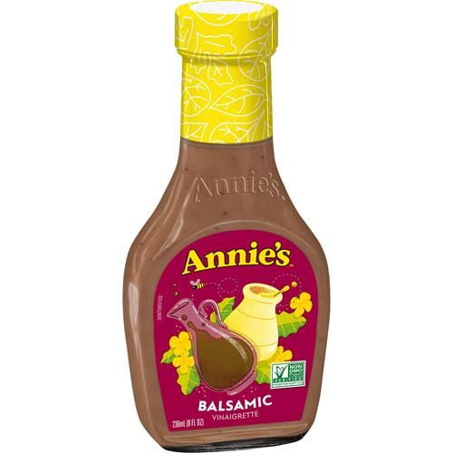 Annies Balsamic Vinaigrette Salad Dressing, Non-Gmo, 8 Oz - Pack of 2