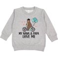 thumbnail image 2 of Inktastic My Nana Papa Love Me Grandchild Toddler Sweatshirt, 2 of 4