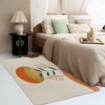 thumbnail image 3 of Boho Rugs for Living Room - 3x4 Rug - Boho Rug - Bohemian Sun Plant Area Rug - Retro Mid Century Modern Rugs - Abstract Vintage Carpet, 3 of 7