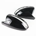 thumbnail image 4 of For Mercedes Benz C GLC S E Class W205 X253 W222 W213 Replacement carbon Black Side Rearview Mirror Cover Caps Shell For LHD RHD RHD-Original style, 4 of 6