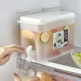 thumbnail image 3 of Large Capacityre Frigerator Cold Kettle With Faucet Fruit Teapot Lemonade Bucket, 3 of 8