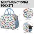 thumbnail image 6 of Womens Colorful Dinosaur and Nature Pattern Lunch Box for Work,Insulated Lunch Bag for Women,Loncheras Para Mujer,Leakproof Adult Lunch Bag for Work,Beach,Travel,Picnic,Camping, 6 of 7