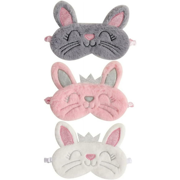 Sleep Eye Mask Sleep Mask 3pcs Bunny Ears Eye Mask Blindfolds for Plush Rabbit Ears Girl Eye Mask for Sleeping Sleeping Mask Sleeping Eye Mask