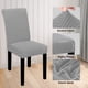 thumbnail image 4 of Juego de 6 fundas impermeables para sillas de comedor, tamaño grande, color gris, 4 of 7