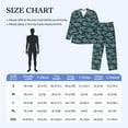 thumbnail image 4 of Fotbe Fish Style Pijama de Hombre con Estampado de Manga Larga, Conjunto de 2 Piezas, Ropa de Dormir Suave y Cómoda con Bolsillos-X-Large, 4 of 7