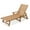 Teak color, variant on GONICHA Outdoor Lounge Chair - 350lb Capacity All-Weather Poly Lumber Recliner for Poolside, Patio, Porch - Coffee