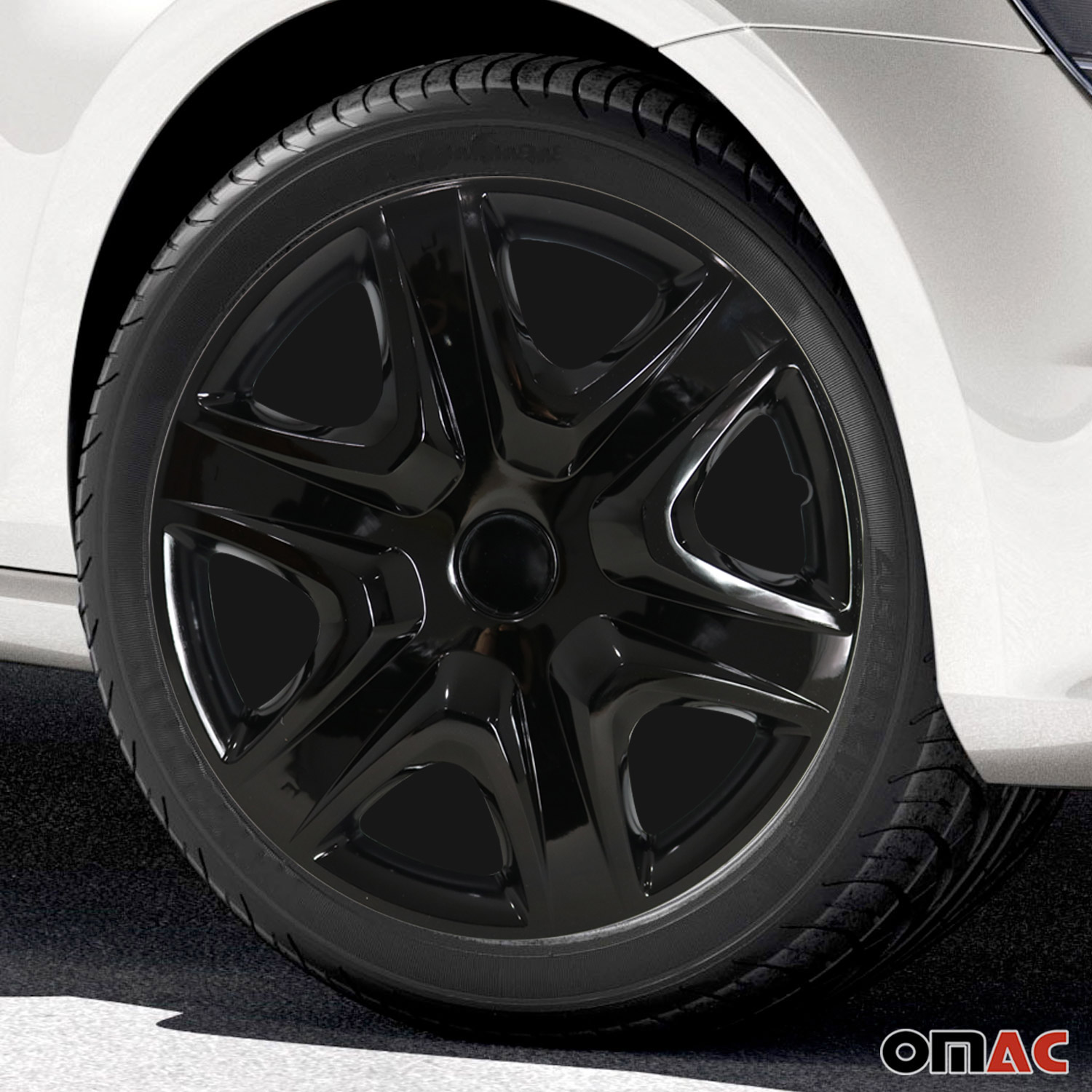 4 AutoTattoo Mercedes Maybach Wheel Center Caps – Black ABS Hub Covers, Direct Replacement