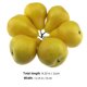 thumbnail image 4 of EeaseMX 6pcs decoraciones de pera falsas adorno de pera de simulación decoraciones de pera interesantes, 4 of 7