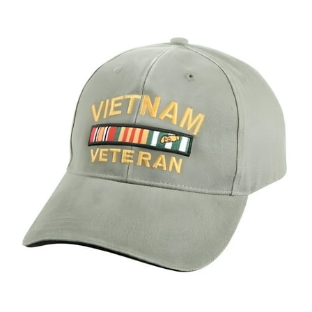 Rothco Unisex Vintage Vietnam Veteran Cap, Olive Drab