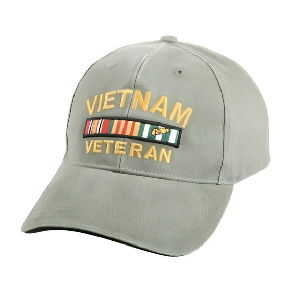 Rothco Unisex Vintage Vietnam Veteran Cap, Olive Drab