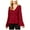 Burgundy, variant on RACHEL ZOE $99 Womens New 1432 Burgundy Bell Sleeve Empire Waist Top S B+B