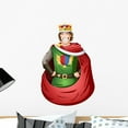 thumbnail image 1 of Young King with Crown Wall Decal Mural by Wallmonkeys Vinyl Peel and Stick Graphic for Girls (24 in H x 16 in W), 1 of 4