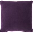 thumbnail image 1 of Coussin Moderne en Velours Violet 16 x 16 Po., 1 of 1