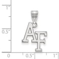 thumbnail image 2 of 14k White Gold LogoArt United States Air Force Academy A-F Medium Pendant Q4W003USA, 2 of 4