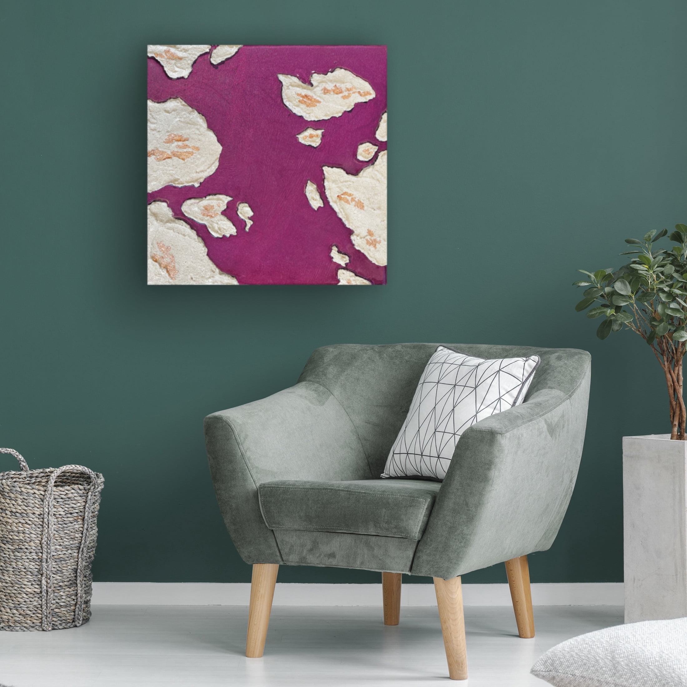 Trademark Fine Art Alyson Storms  Aubergine Islands Canvas Wall Art