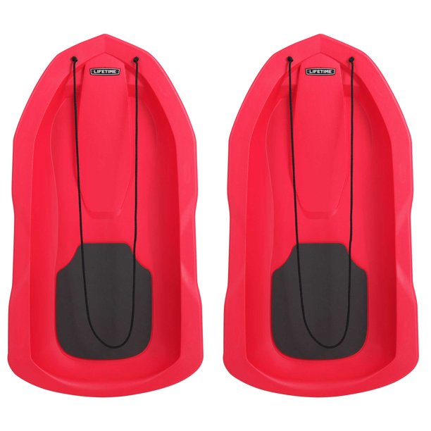 Lifetime 48 In. Premium Snow Sleds, 2 Pack