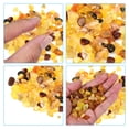 thumbnail image 4 of Uxcell 200g/0.44lb 6 to 9mm Natural Tumbled Chips Decoration Stones for Aquarium Vase Fillers, Yellow Agate, 4 of 6