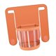 thumbnail image 5 of Soporte multifuncional para reposacabezas, portavasos, gancho, mochilas, accesorios, sombreros, fácil de usar Naranja, 5 of 9
