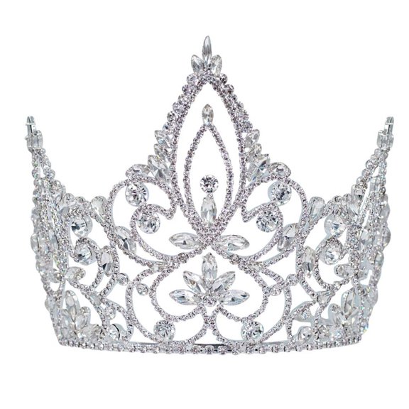#16451 - Pageant Prime Tiara with Combs - 6"