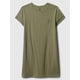thumbnail image 4 of Vestido Remera con Bolsillo Relaxed de GAP para Mujer en Verde Walden Talla S, 4 of 5