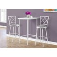 thumbnail image 1 of Monarch Specialties Home Bar, Bar Table, Bar Height, Pub, 36" Rectangular, Small, Kitchen, Metal, Laminate, White, Contemporary, Modern, 1 of 3