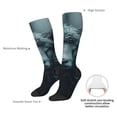 thumbnail image 4 of Fotbe Moody Ram Portrait Calcetas Divertidas Estampadas para Hombre y Mujer, Calcetas de Algodón hasta la Rodilla para Caminar, Correr, Enfermería y Embarazo, 4 of 6