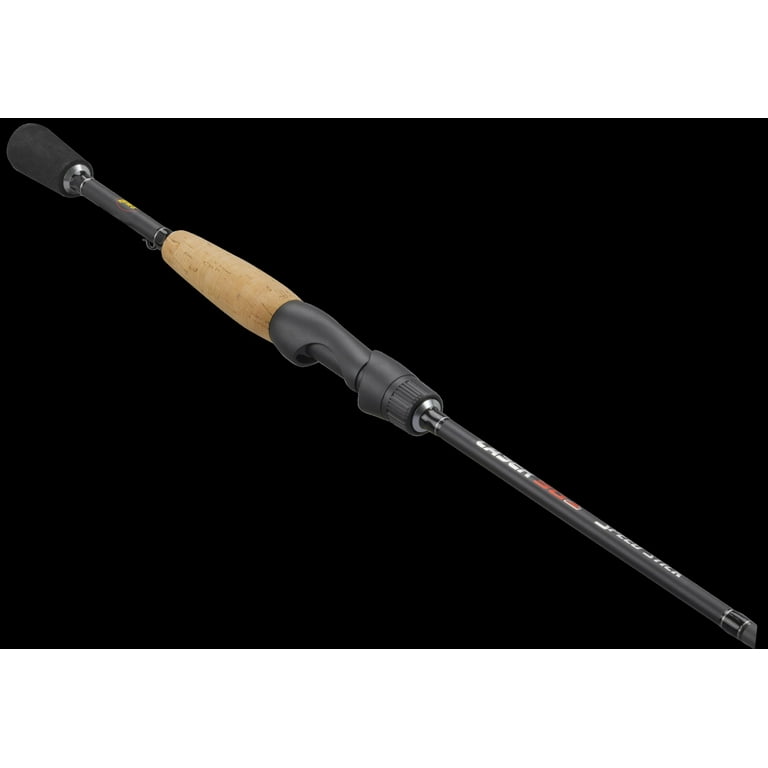 Lew's Laser SG1 Speed Stick Spinning Fishing Rod, 7-Foot 2-Piece Rod, Black  