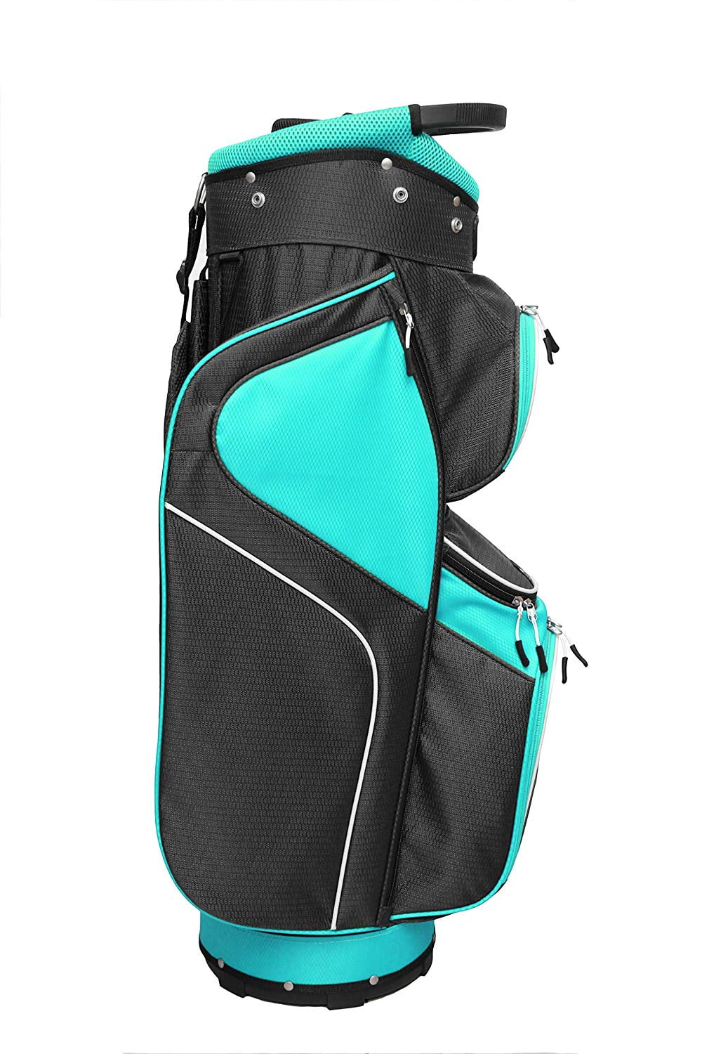 Majek Golf 9-Inch Bag: 14-Way Top, Teal/Black, 4.6 lbs