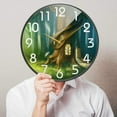 thumbnail image 4 of Dreamtimes Magical Fantasy Fairy Tale Tree House Round Wall Clock, 10 Inch Silent Battery Operated Quartz Analog Quiet Desk Clock for Home,Office,School, 4 of 7