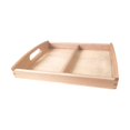 thumbnail image 2 of Montessori Wooden Sorting Tray Sand Box 2 Sections Teaching Aids Early Learning, 2 of 9