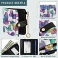 thumbnail image 5 of Small Wallet For Women Bifold Leather Pocket Coin Credit Card Holder With RFID Blocking Colorful Butterflies, 5 of 6