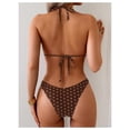 thumbnail image 2 of Conjunto de bikini MakeMeChic de lunares, triángulo y tanga, 2 of 4