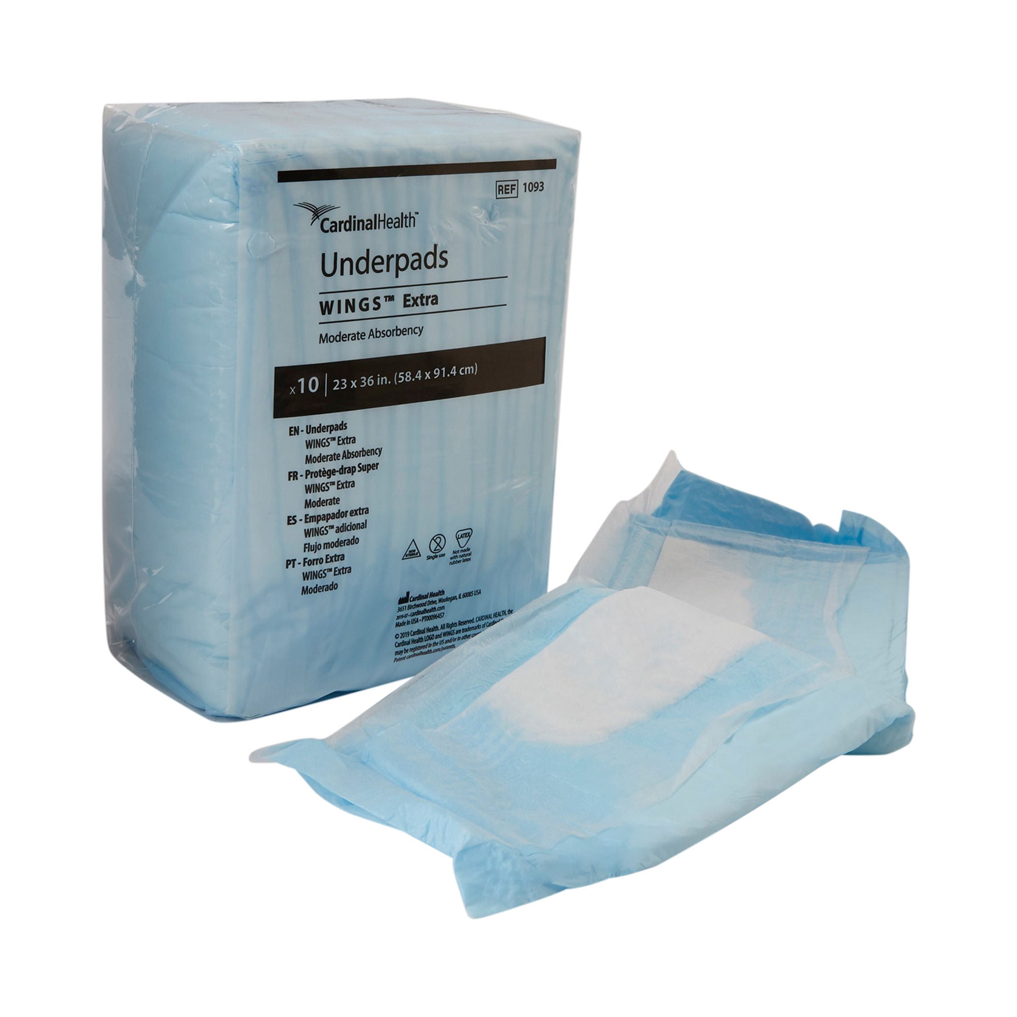 Simplicity Extra Disposable Underpad Fluff 23X36" 1093 150 pads