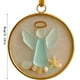 thumbnail image 3 of Adorno de ángel de vidrio marino, decoración para árbol de Navidad de 8 cm, adorno conmemorativo de vidrio transparente, decoración navideña hecha a mano, figura de ángel inspirada en la playa, adorn, 3 of 6
