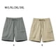 thumbnail image 5 of Pantalones casuales Qarigey para hombre con corte estereoscópico y seis bolsos Caqui 3XL, 5 of 6