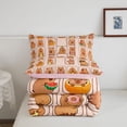 thumbnail image 5 of meiyoeat Cute Capybara Full Size Comforter Sets,Kawaii Alphabet Print Bedding Comforter Set,Pink Reversible,3 Pieces,1 Comforter and 2 Pillowcases, 5 of 7