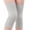 Gray, variant on DezyTech Premium Bamboo Charcoal Knee Sleeve - Elastic Compression Knee Brace for Men & Women, Arthritis Pain Relief & Warm Support for Running, Gym, Swelling - Non-Slip & Breathable