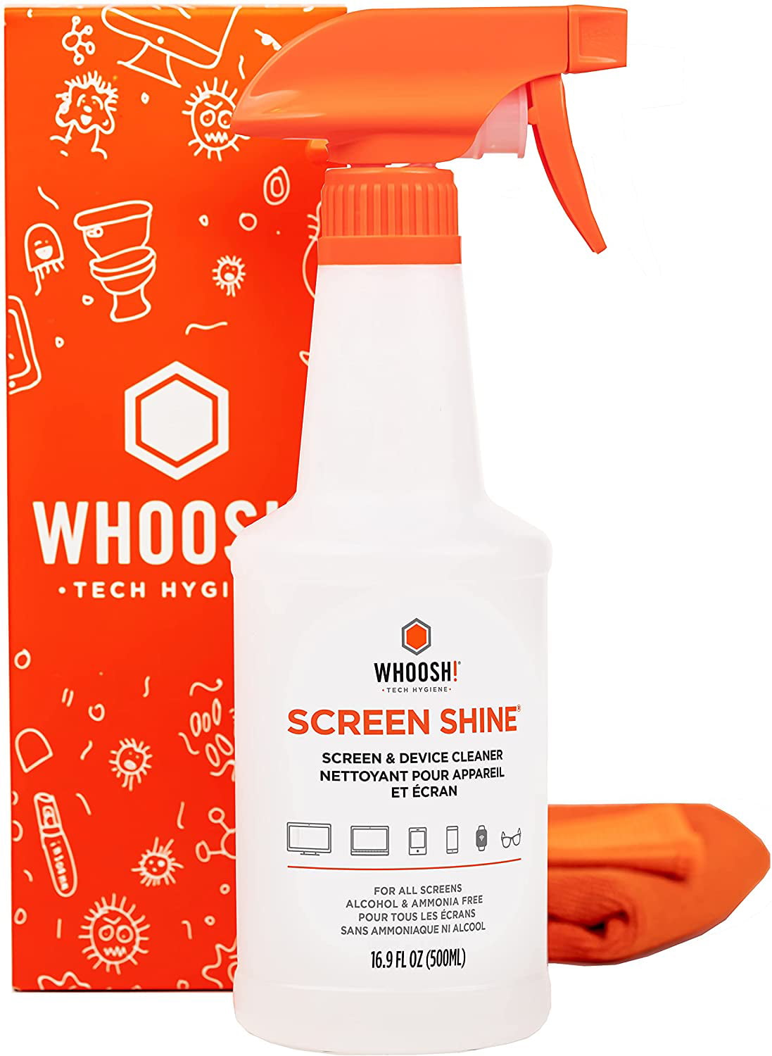 WHOOSH! Screen Cleaner Kit - [16.9 Oz] Best for Palestine